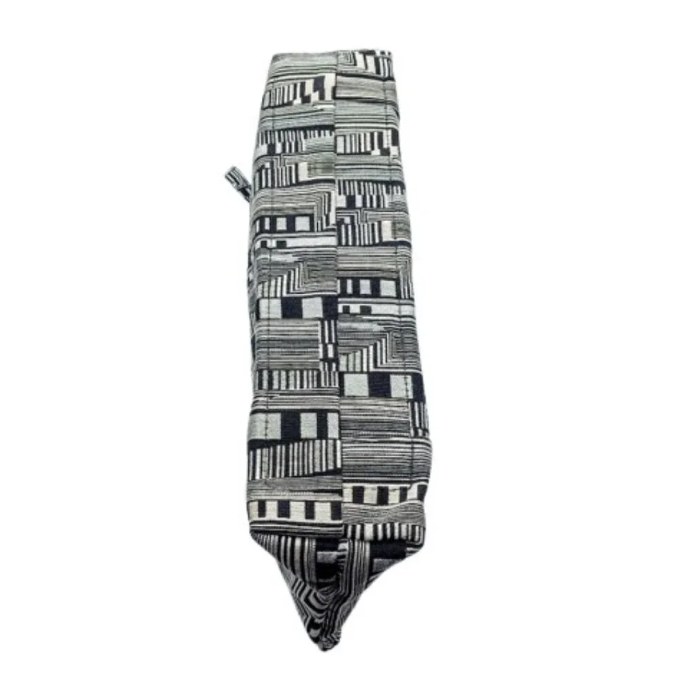 Maruca Millie Lu Optic Beat Black Hand-Sewn Fabric Bag NWOT